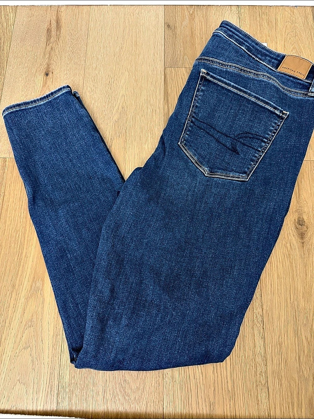 AE High-Rise Jegging Blue Waist 16 NWT